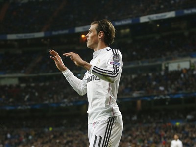 Gareth Bale po strelení gólu