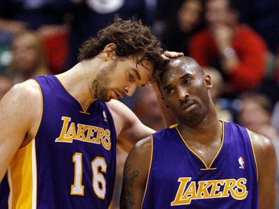 Pau Gasol a Kobe