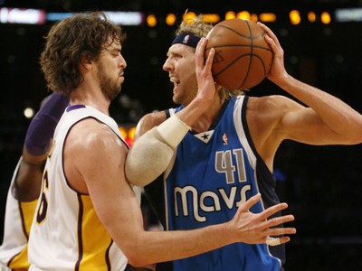 Gasol a Nowitzki si