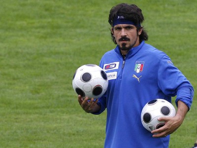 Gattuso, Taliansko, tréning, AC