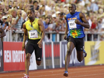Tyson Gay a Usain