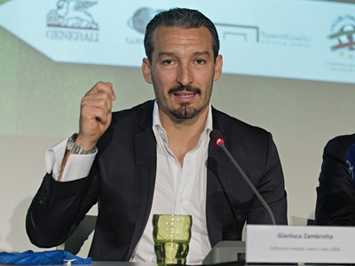 Bývalý futbalový reprezentant Talianska a majster sveta Gianluca Zambrotta 