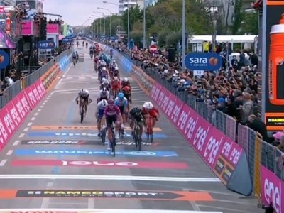 Finiš 11. etapy Giro d'Italia