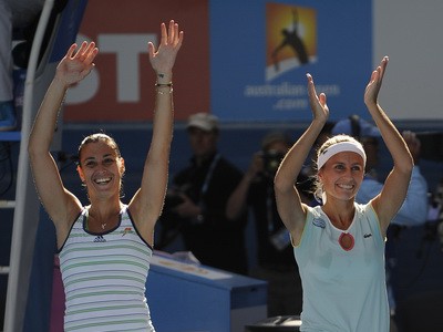 Gisela Dulková a Flavia Pennettová