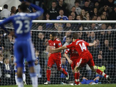 Glen Johnson sa raduje z víťazného gólu