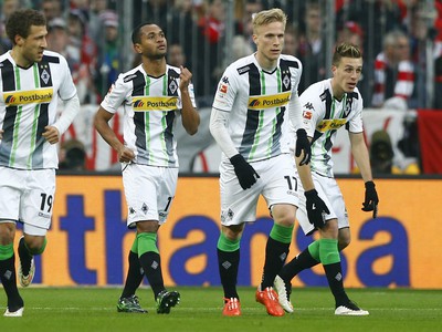Gólová radosť hráčov Mönchengladbachu