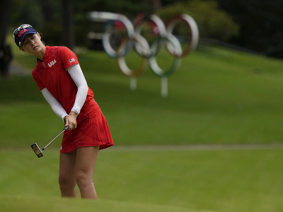 Američanka Nelly Kordová získala zlatú medailu v golfe