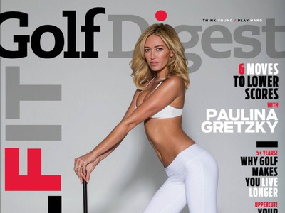 Paulina Gretzky na obálke Golf Digest