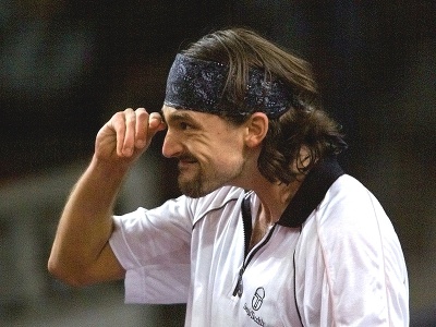 Chorvátsky tenista Goran Ivaniševič 