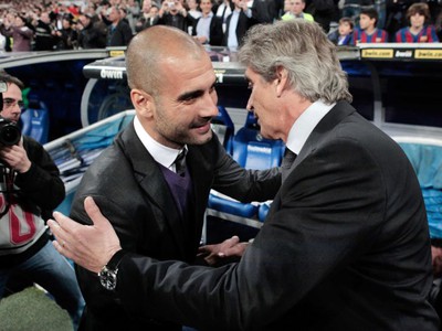 Guardiola a Pellegrini