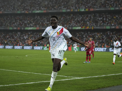 Mohamed Bayo vo vytržení po góle Guiney