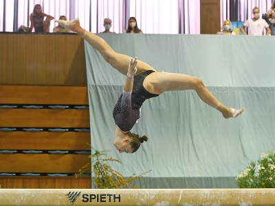Na snímke slovenská gymnastka