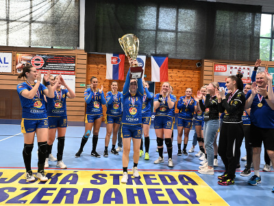 Hádzanárky HC DAC Dunajská Streda získali premiérový titul majsteriek Slovenska
