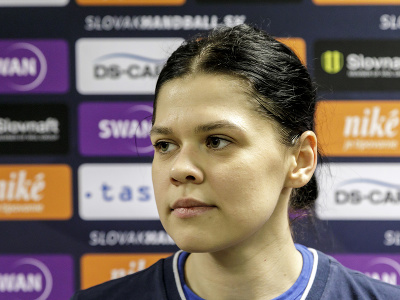 Na snímke slovenská reprezentantka v hádzanej a krídelníčka Katarína Pócsiková