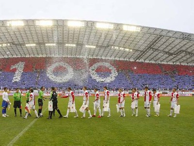 Hajduk oslávil jubileum zápasom so Slaviou