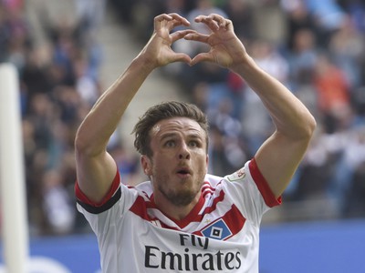 Nicolai Müller oslavuje gól 