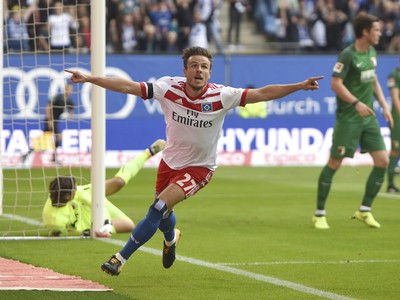 Nicolai Müller oslavuje gól 
