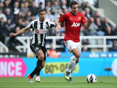 Robin Van Persie a Hatem Ben Arfa