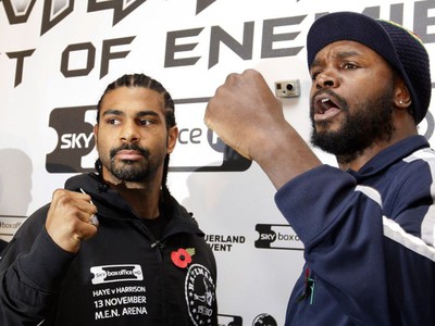 David Haye a Audley Harrison