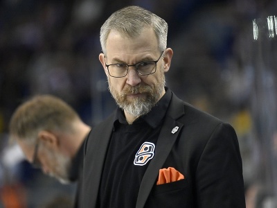 Na snímke tréner HC Košice Dan Ceman