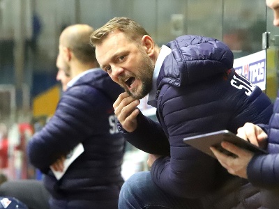 Tréner Slovana Andrej Podkonický