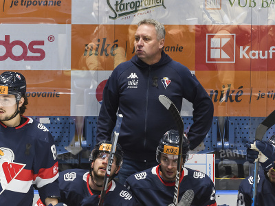 Tréner HC Slovan Bratislava Peter Oremus 