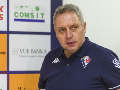 Tréner Slovana Peter Oremus