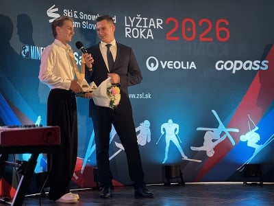 Na snímke víťaz ankety