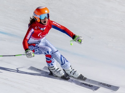 Slovenská zjazdová lyžiarka Henrieta Farkašová 