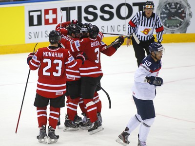 Kanaďania sa radujú z výhry nad Slovenskom
