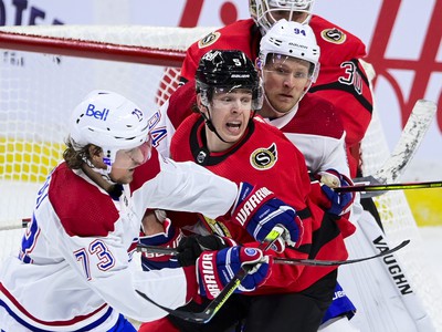 Zápas Montrealu Canadiens s Ottawou Senators