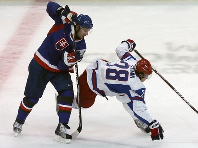 Andrej Meszároš a Alexander Semin