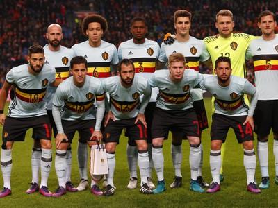 Futbalisti Belgicka pred súbojom v Amsterdame
