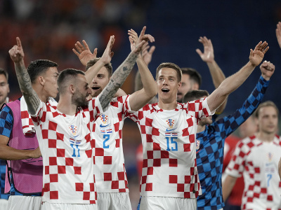 Chorváti oslavujú postup do finále Ligy národov