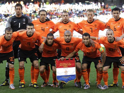 Holandský tím pred zápasom s Japonskom