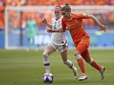 Momentka z finále USA - Holandsko