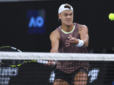 Dánsky tenista Holger Rune počas druhého kola Australian Open 2024