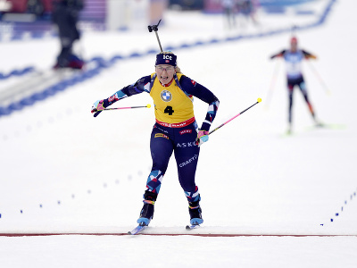  Nórska biatlonistka Ingrid Landmark Tandrevoldová vyhrala vytrvalostné preteky v Holmenkollene 