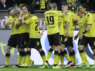 Hráči Dortmundu