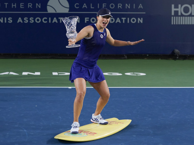 Poľská tenistka Iga Swiateková triumfovala na turnaji WTA v San Diegu