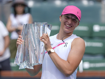 Poľská tenistka Iga Swiateková triumfovala na turnaji WTA v Indian Wells