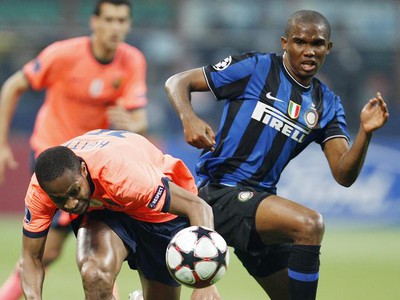 Samuel Eto'o a Seydou Keita