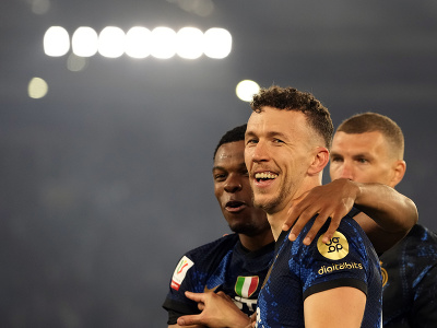 Gólová radosť hráčov Interu Miláno
