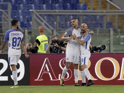 Hráči Interu sa radujú po góle