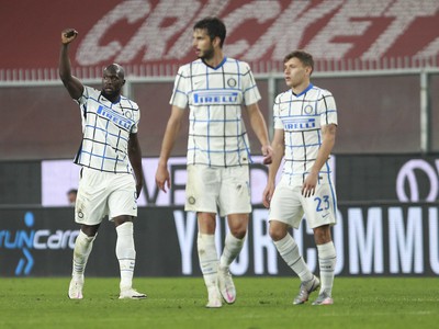 Radosť futbalistov Interu Miláno 