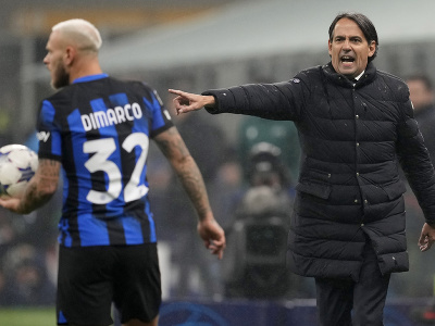 Simone Inzaghi na lavičke Interu