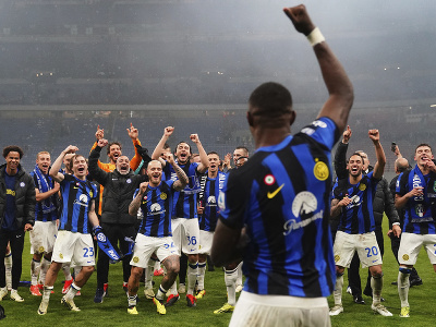 Majstrovské oslavy futbalistov Interu Milána