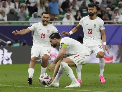 Futbalisti Iránu sa tešia