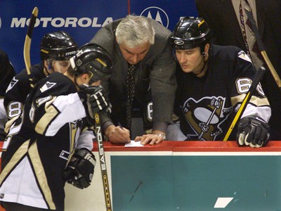 Ivan Hlinka na lavičke Penguins