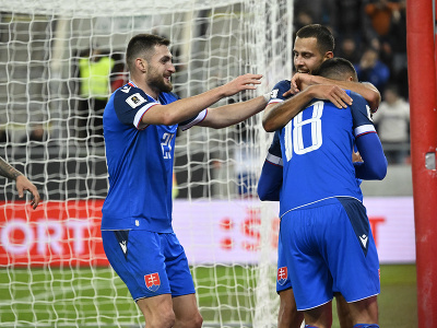 Slovenskí futbalisti Matúš Bero,